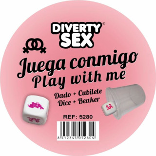 DIABLO PICANTE DADO DURO BLANCO POSTURAS CHICAS CON CUBILETE