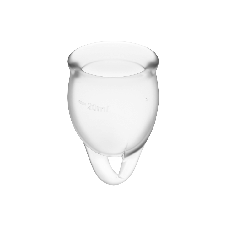 SATISFYER FEEL CONFIDENT KIT COPA MENSTRUAL TRANSPARENTE 15 20 ML