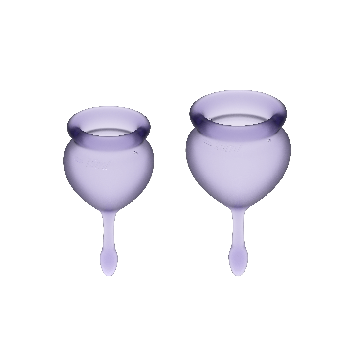SATISFYER FEEL GOOD KIT COPA MENSTRUAL LILA 15 20 ML