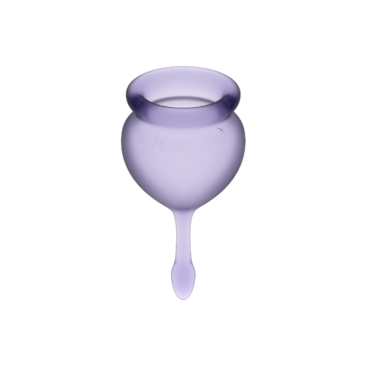 SATISFYER FEEL GOOD KIT COPA MENSTRUAL LILA 15 20 ML