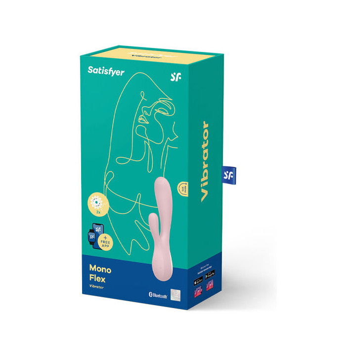 SATISFYER MONO FLEX ROSA CON APP
