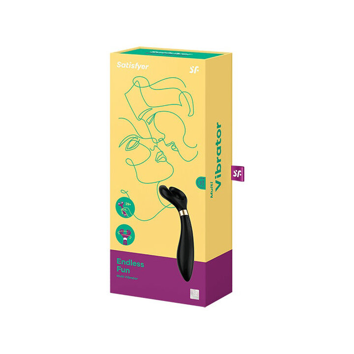 SATISFYER ENDLESS FUN MULTI VIBRADOR 3 NEGRO