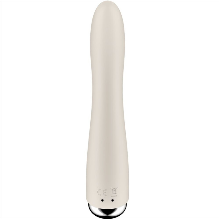 SATISFYER SPINNING VIBE 1 VIBRADOR ROTADOR G SPOT BEIGE