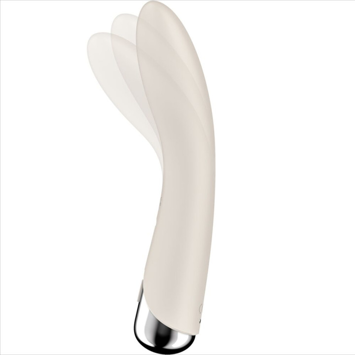 SATISFYER SPINNING VIBE 1 VIBRADOR ROTADOR G SPOT BEIGE