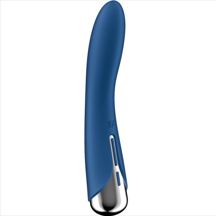SATISFYER SPINNING VIBE 1 VIBRADOR ROTADOR G SPOT AZUL