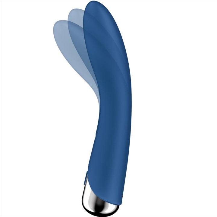 SATISFYER SPINNING VIBE 1 VIBRADOR ROTADOR G SPOT AZUL