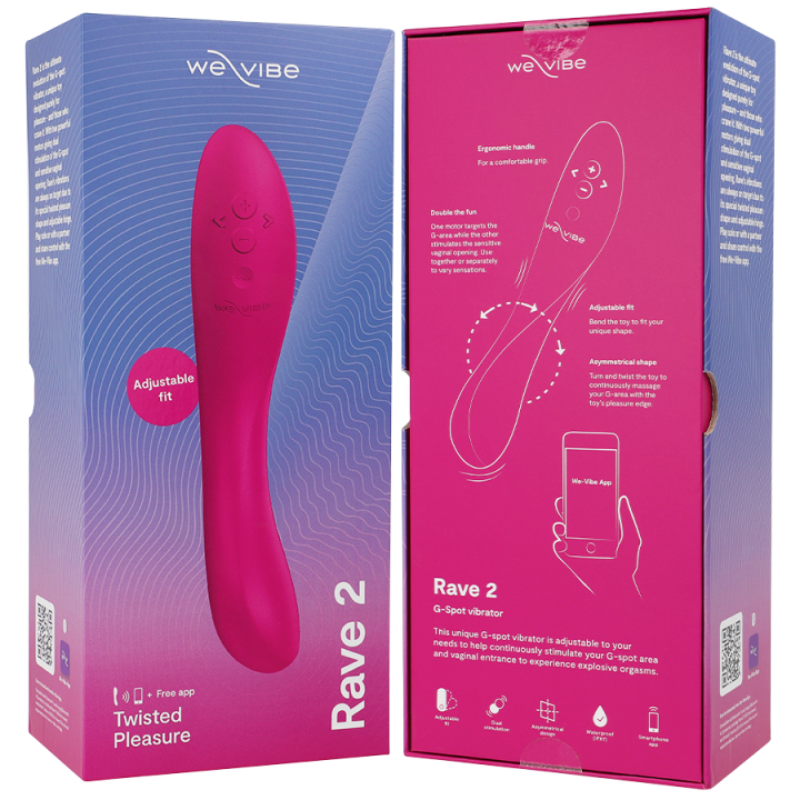 WE VIBE RAVE 2 VIBRADOR PUNTO G FUCSIA
