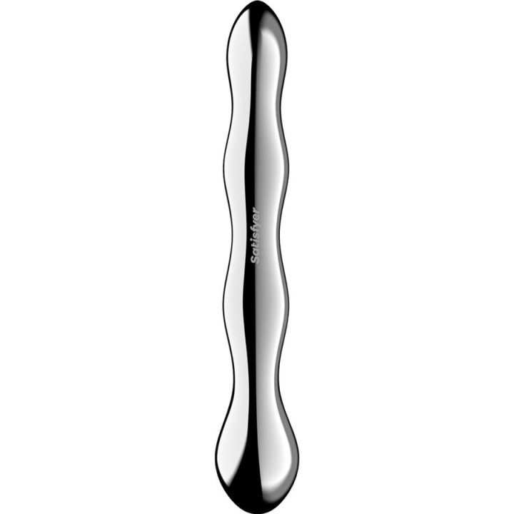 SATISFYER COSMIC CREST 2 DILDO ACERO INOXIDABLE DOBLE USO