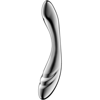 SATISFYER PURE GRAVITY 3 DILDO ACERO INOXIDABLE DOBLE USO