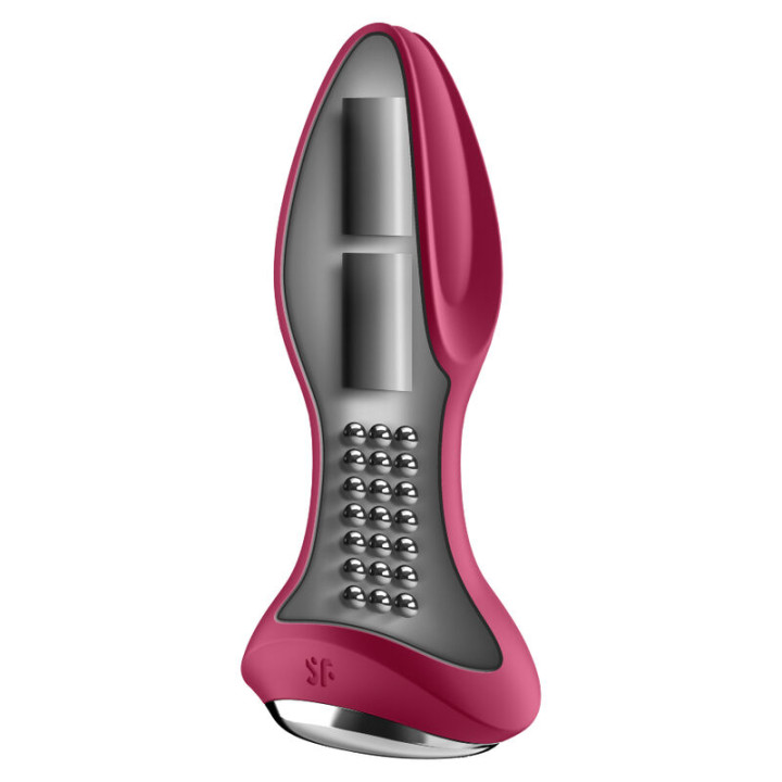 SATISFYER ROTATOR PLUG 2 PLUG VIBRADOR APP ROJO