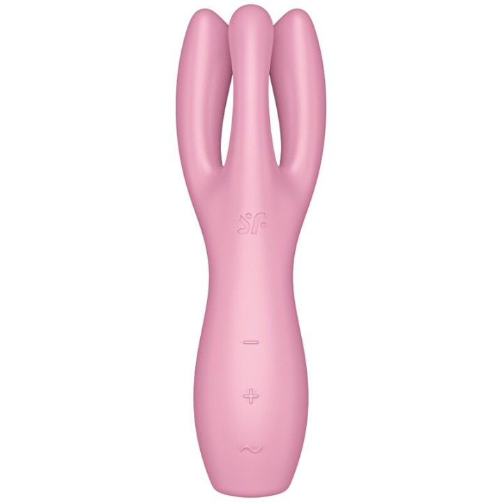 SATISFYER THREESOME 3 VIBRADOR ROSA