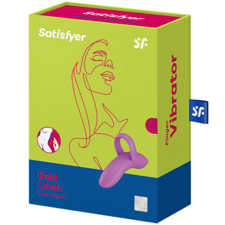 SATISFYER BOLD LOVER DEDAL VIBRADOR ROSA