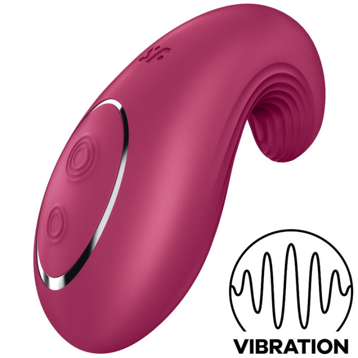 SATISFYER DIPPING DELIGHT VIBRADOR LAY ON ROJO