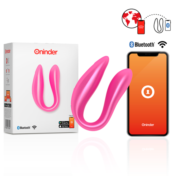 ONINDER LISBOA ESTIMULADOR PUNTO G CLITORIS ROSA APP GRATUITA ROSA