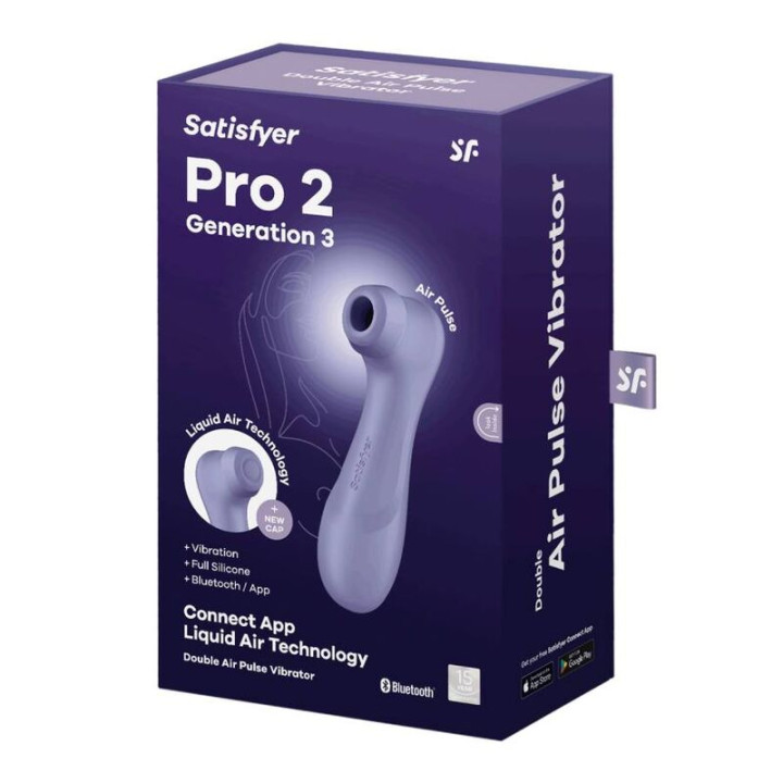 SATISFYER PRO 2 GENERACION 3 LILA BLUETOOTH APP