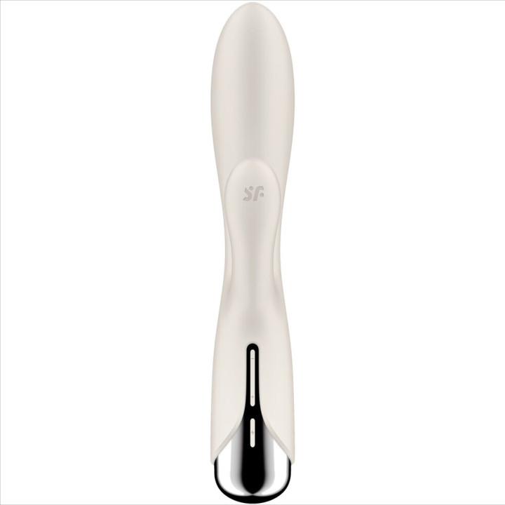 SATISFYER SPINNING RABBIT 1 ESTIMULACION CLITORIS Y PUNTO G BEIGE