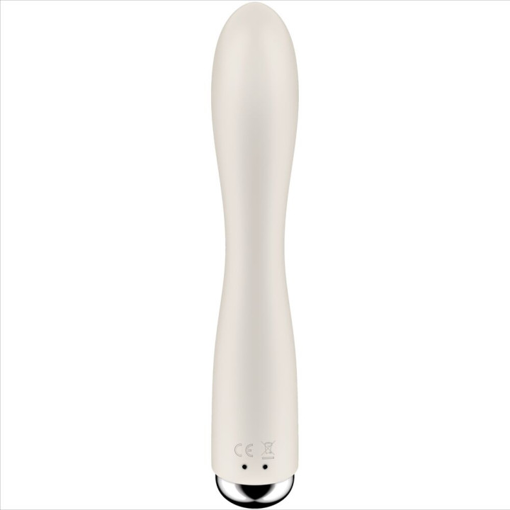 SATISFYER SPINNING RABBIT 1 ESTIMULACION CLITORIS Y PUNTO G BEIGE