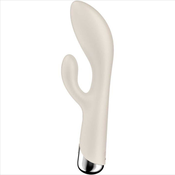 SATISFYER SPINNING RABBIT 1 ESTIMULACION CLITORIS Y PUNTO G BEIGE