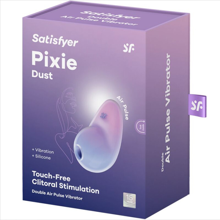 SATISFYER PIXIE DUST LILA ESTIMULADOR AIR PLUSE