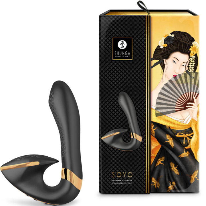 SHUNGA SOYO MASAJEADOR INTIMO NEGRO
