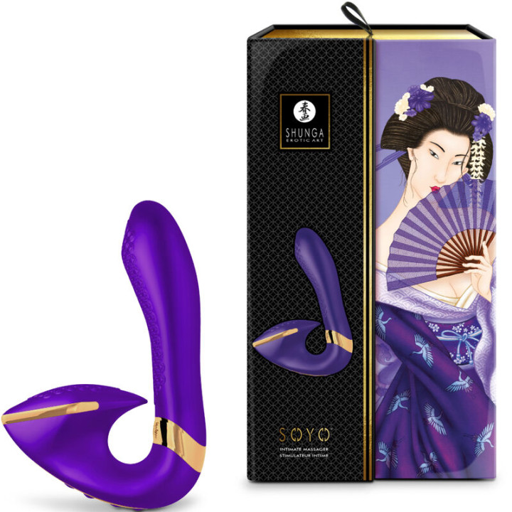 SHUNGA SOYO MASAJEADOR INTIMO VIOLETA