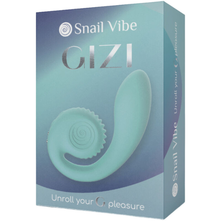 SNAIL VIBE GIZI ESTIMULADOR DUAL TURQUESA