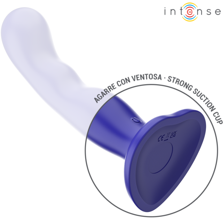 INTENSE SHORTY VIBRADOR CON VENTOSA AZUL CONTROL REMOTO
