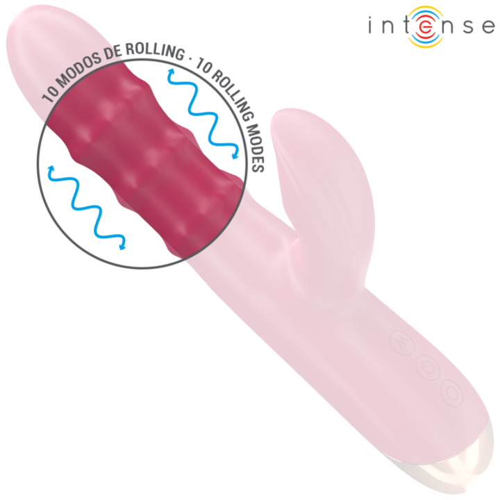 INTENSE CHLOE VIBRADOR MULTIFUNCION 3 EN 1 ROJO