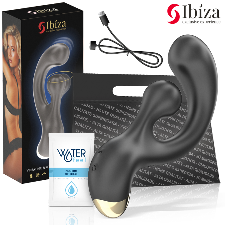 IBIZA VIBRADOR PUNTO G Y ESTIMULADOR ROTATORIO