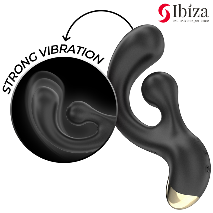 IBIZA VIBRADOR PUNTO G Y ESTIMULADOR ROTATORIO