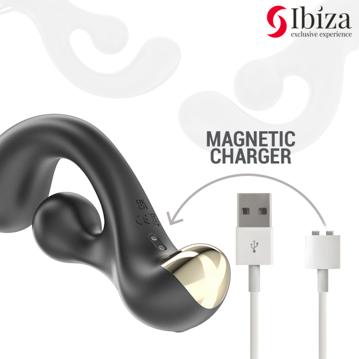 IBIZA VIBRADOR PUNTO G Y ESTIMULADOR ROTATORIO