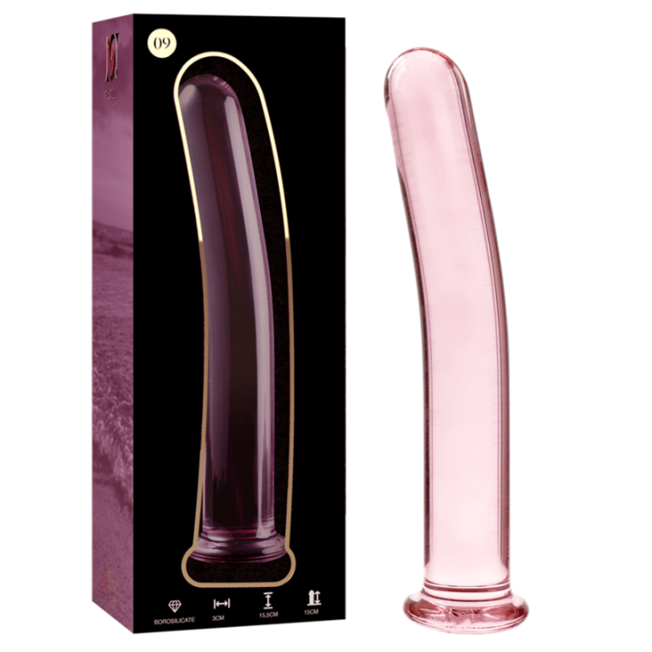 NEBULA SERIES BY IBIZA MODELO 9 DILDO CRISTAL ROSA 155 CM O 25 CM