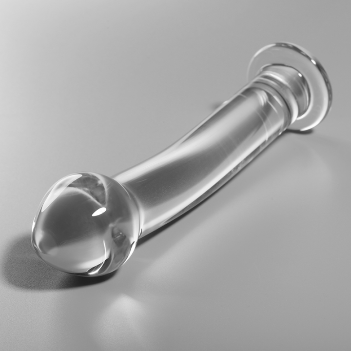NEBULA SERIES BY IBIZA MODELO 11 DILDO CRISTAL TRANSPARENTE 16 CM O 3 CM