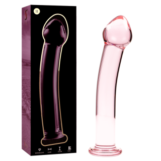 NEBULA SERIES BY IBIZA MODELO 11 DILDO CRISTAL ROSA 16 CM O 3 CM