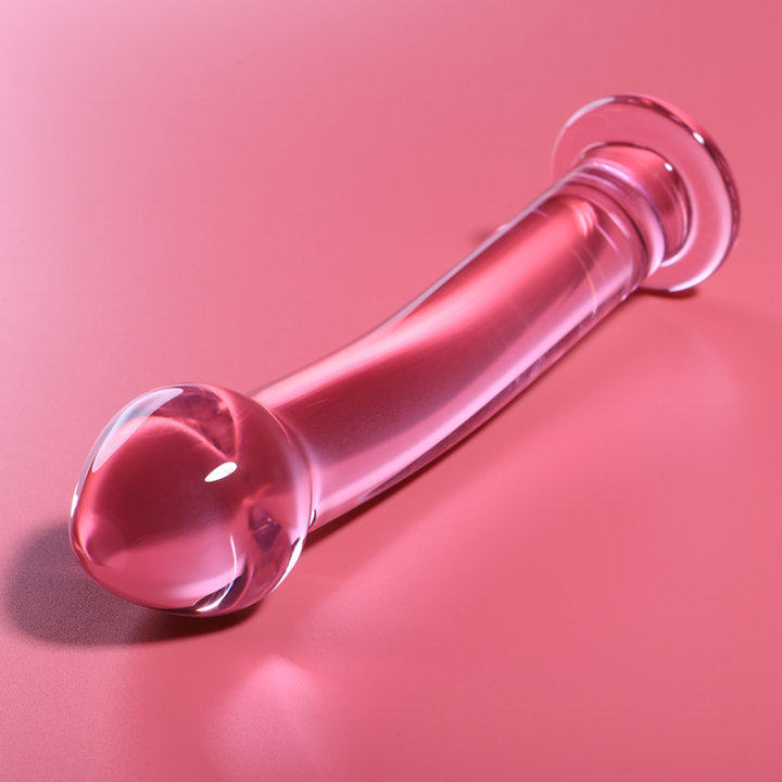 NEBULA SERIES BY IBIZA MODELO 11 DILDO CRISTAL ROSA 16 CM O 3 CM