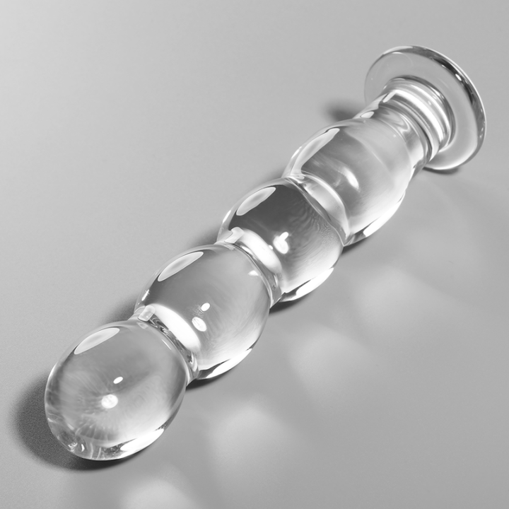 NEBULA SERIES BY IBIZA MODELO 10 DILDO CRISTAL TRANSPARENTE 165 CM O 35 CM