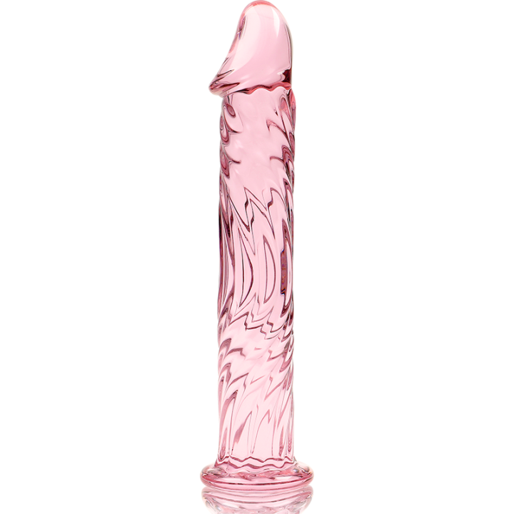 NEBULA SERIES BY IBIZA MODELO 12 DILDO CRISTAL ROSA 17 CM O 35 CM