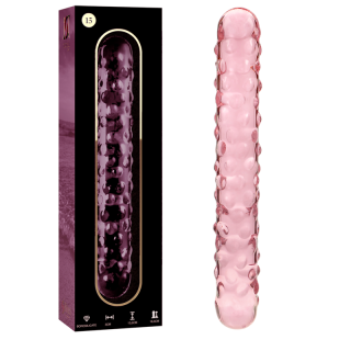 NEBULA SERIES BY IBIZA MODELO 15 DILDO CRISTAL ROSA 185 CM O 3 CM