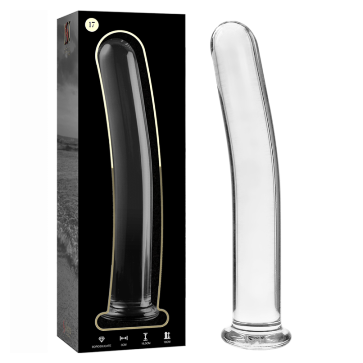 NEBULA SERIES BY IBIZA MODELO 17 DILDO CRISTAL TRANSPARENTE 185 CM O 3 CM