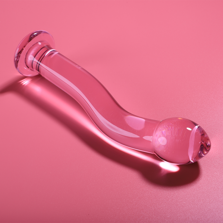 NEBULA SERIES BY IBIZA MODELO 18 DILDO CRISTAL ROSA 185 CM O 35 CM