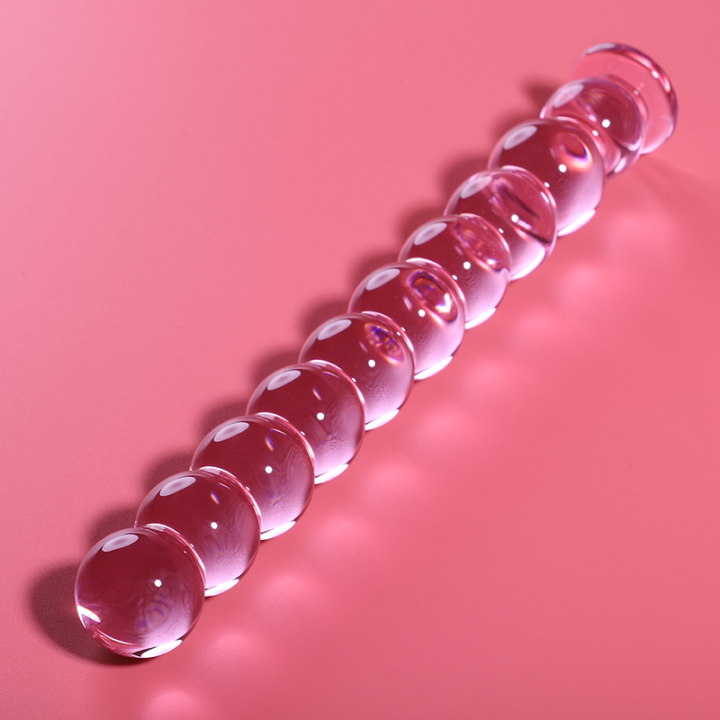 NEBULA SERIES BY IBIZA MODELO 22 DILDO CRISTAL ROSA 215 CM O 25 CM
