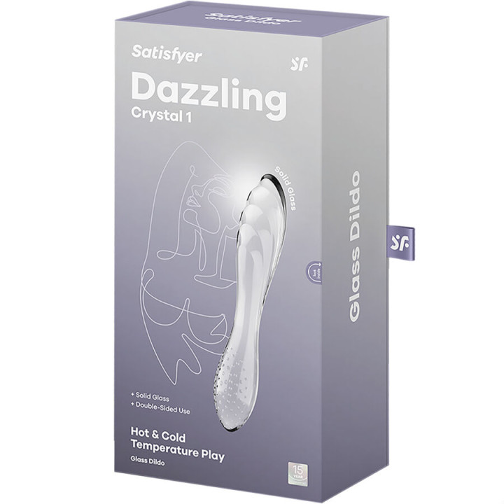 SATISFYER DAZZLING CRYSTAL TRANSPARENTE