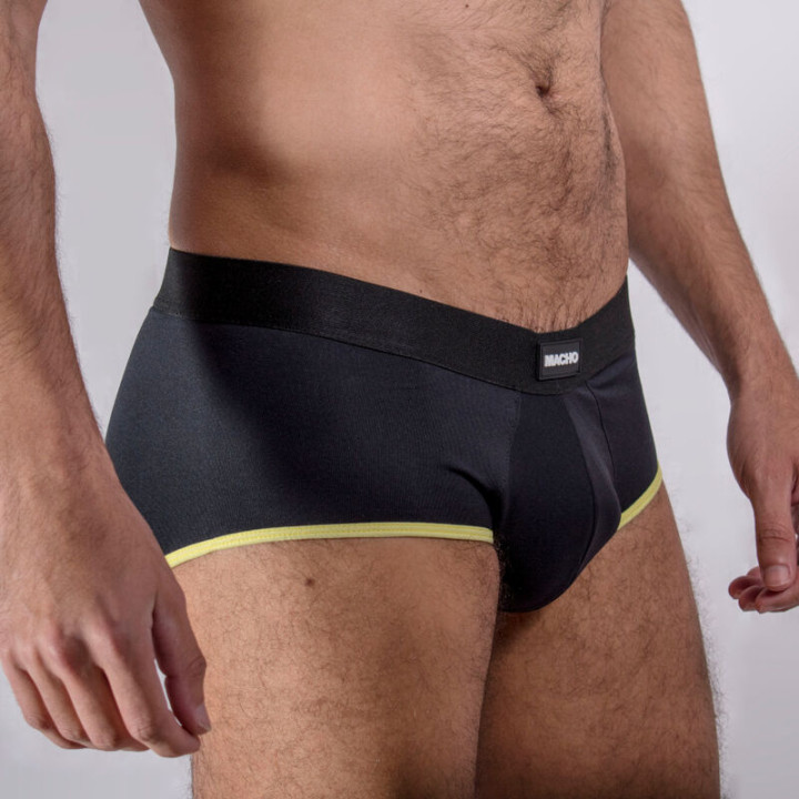 MACHO MS24A CALZONCILLO BRIEF DARK AMARILLO S