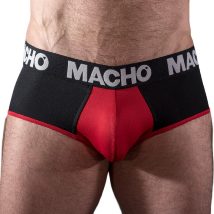 MACHO MS26N SLIP NEGRO ROJO L