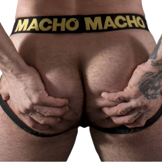 MACHO MX25AC JOCK CUERO AMARILLO XL