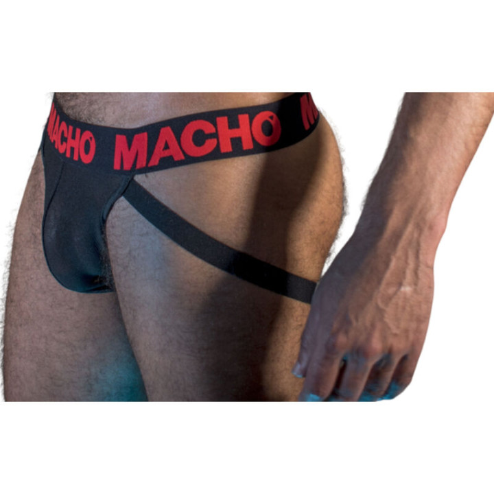 MACHO MX26X2 JOCK NEGRO ROJO S