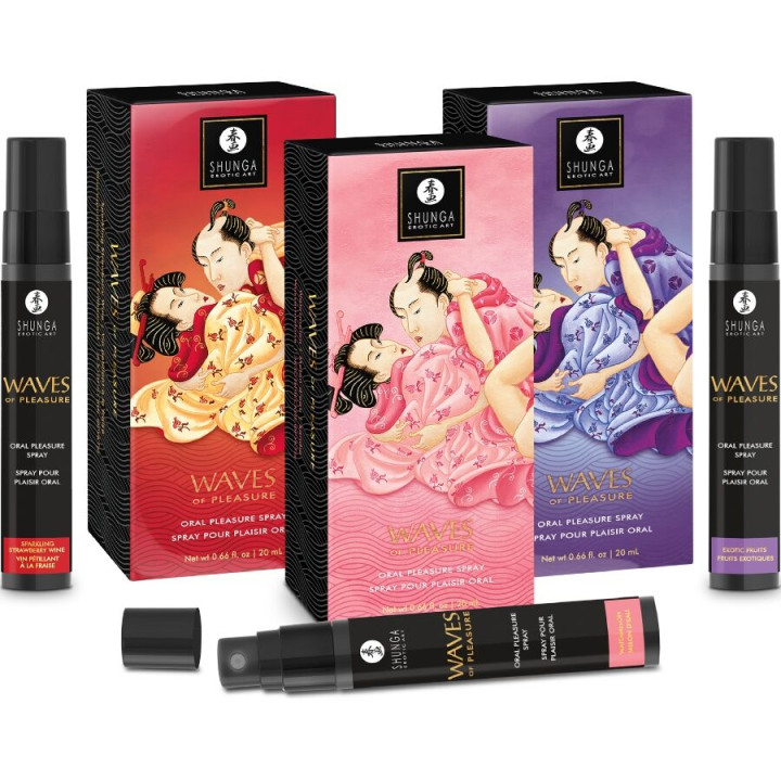 SHUNGA WAVES PLEASURE SPRAY ORAL SEDUCTOR FRUTAS EXOTICAS 20 ML
