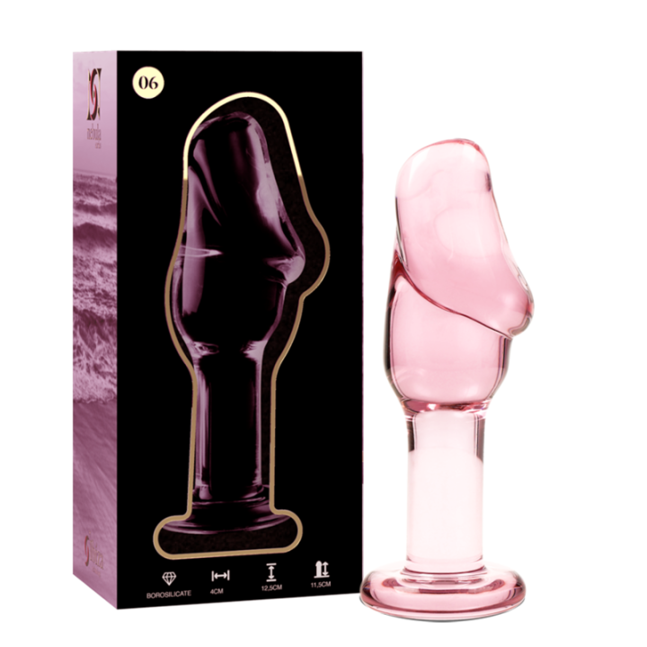 NEBULA SERIES BY IBIZA MODELO 6 PLUG CRISTAL ROSA 125 CM O 4 CM