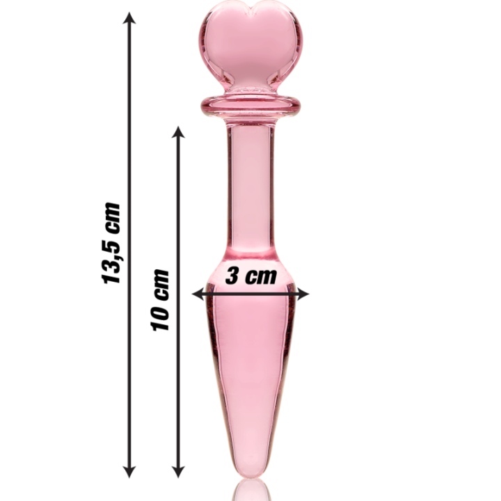 NEBULA SERIES BY IBIZA MODELO 7 PLUG CRISTAL ROSA 135 CM O 3 CM
