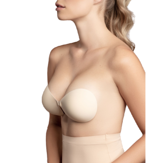 BYE BRA SUJETADOR INVISIBLE BEIGE COPA D